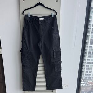 Abercrombie & Fitch Black Cargo Pants